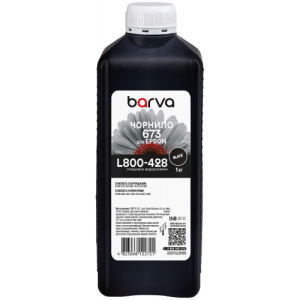 Чорнила Barva для Epson L аналог 643, Black 1кг (I-BAR-E-L800-1-B) I-BAR-E-L800-1-B замовити в Україні | FOTOZIP