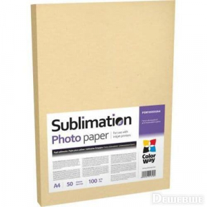Сублимационная бумага ColorWay  A4, 100 листов (PSM100100A4) белая