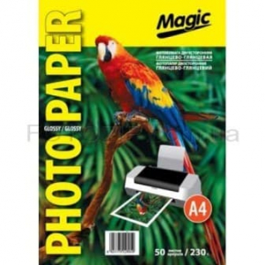 Фотопапір Мagic A4 глянец/мат 250g, 50лис