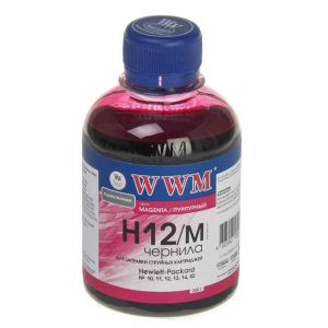 Чорнила wwm HP 10, 11, 12, 13, 14, 82 (Magenta) H12/M, 200г