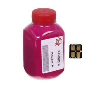 Тонер + чіп SAMSUNG CLP-300 Magenta (АНК, 1500230)