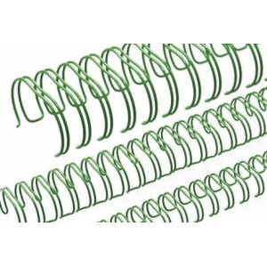 Пружина металлическая зеленая d.6,4 - 34 петли, 100шт