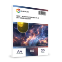 Самоклеюча плівка PET водостійка GOLD глянцева 80мкм, струм, друк, 20 арк, Galaxy A4SFILM20-Gold A4S.FILM20-Gold | FOTOZIP