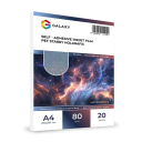 Самоклеюча плівка PET водостійка STARRY Holografic А4, 80мкм, струм, друк, 20 арк, Galaxy A4S.FILM20-Starry | FOTOZIP
