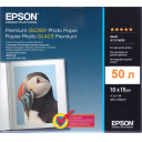 Бумага Epson  Premium Glossy Photo Paper, 255g, m2, 100 х 150мм, 50л (C13S041826)