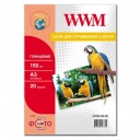 Фотопапір WWM, глянцевий 150 g, A3, 20л (G150.A3.20)