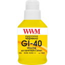 Чорнила WWM GI-40 для Canon 190г, Yellow (G40Y)
