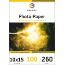Фотопапір шовк-напівглянець Galaxy 10x15 260g, 100 листів (GAL-A6SSG260-100)