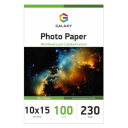 Глянцевий фотопапір 10x15, 230г, 100 аркушів, Ultra Galaxy (GAL-A6UHG230-100)