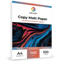 Папір матовий для лазерного друку, А4, 140g, 100 аркушів Galaxy, GAL-LAS140-100