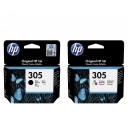 Картриджі струменеві HP 305 Black, Color оригінальні