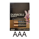 Батарейки DURACELL Alkaline LR03 AAA Blister 2 штуки